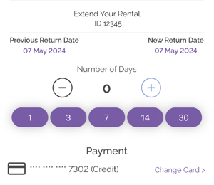 📆 Flexible Rental Extensions